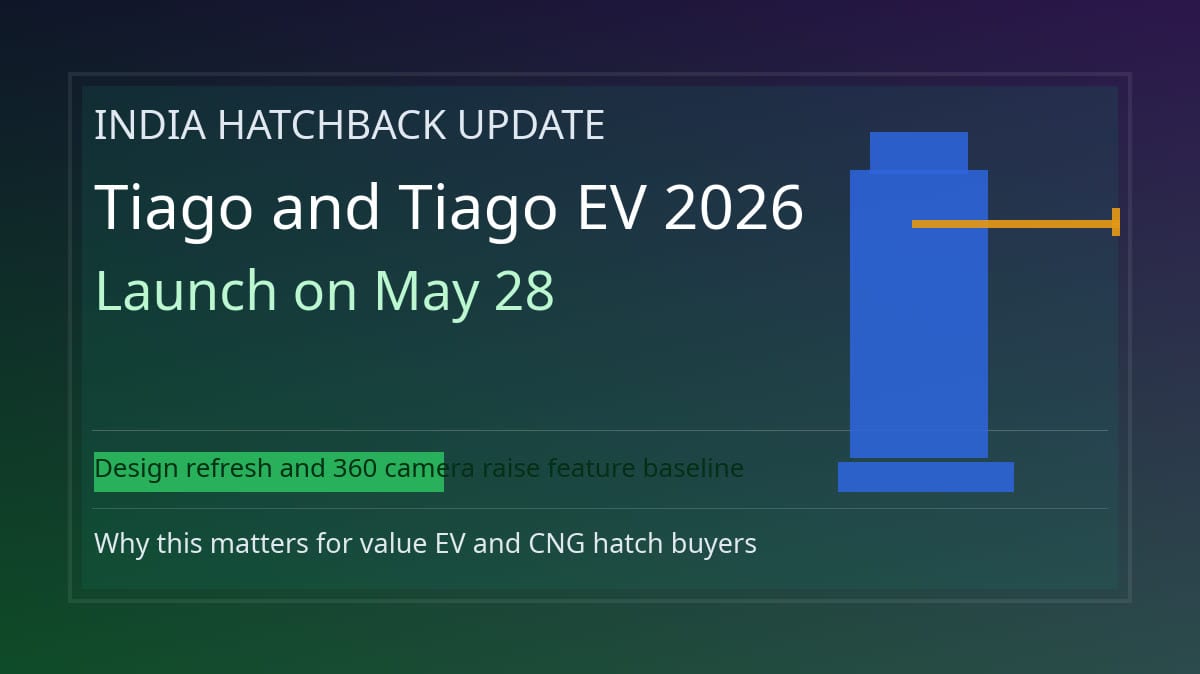 2026 Tata Tiago and Tiago EV revealed before May 28 launch in India