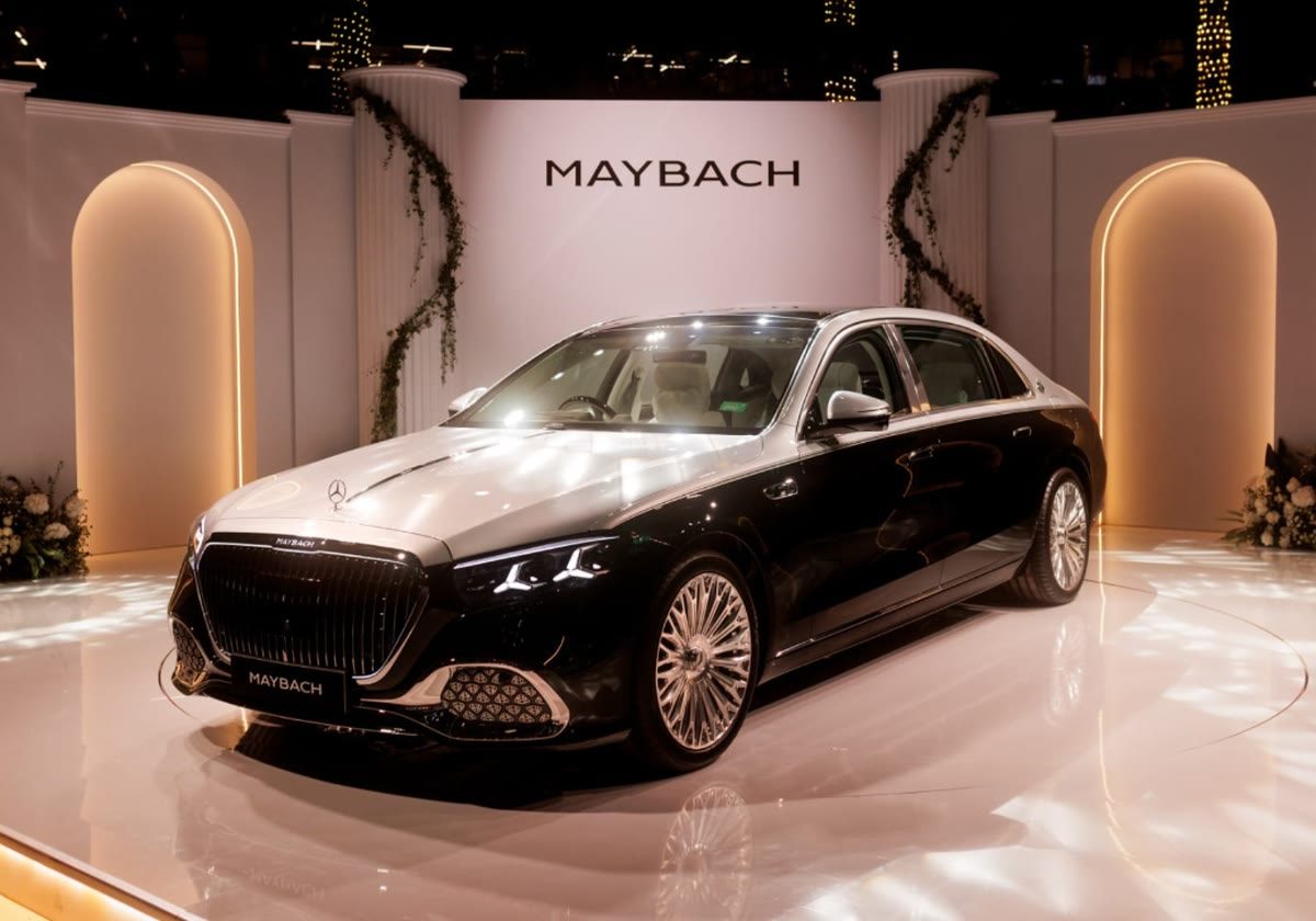 Mercedes-Maybach S 580e 4MATIC at an India launch event