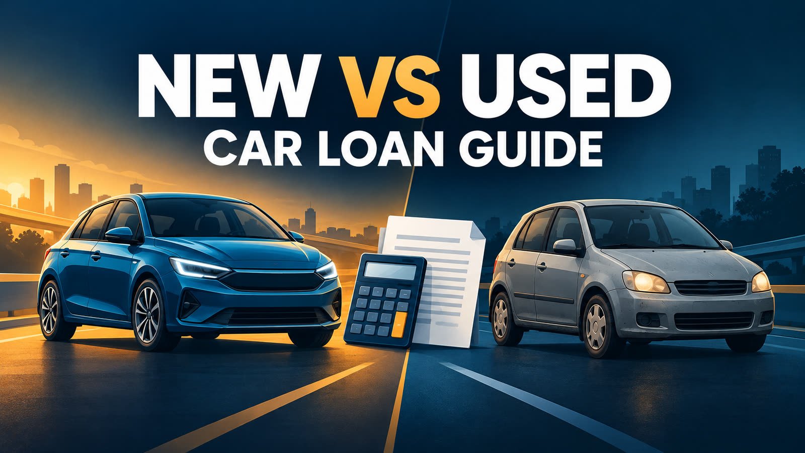 New vs Used Car Loan in India: EMI, Down Payment and Total Cost
