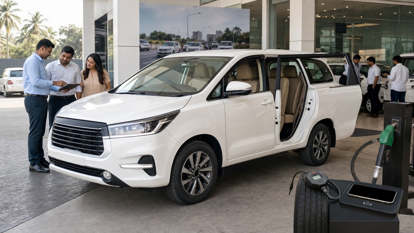 2026 Toyota Innova Crysta Launched at Rs 19.72 Lakh: Diesel MPV Still Targets Fleet and Family Users