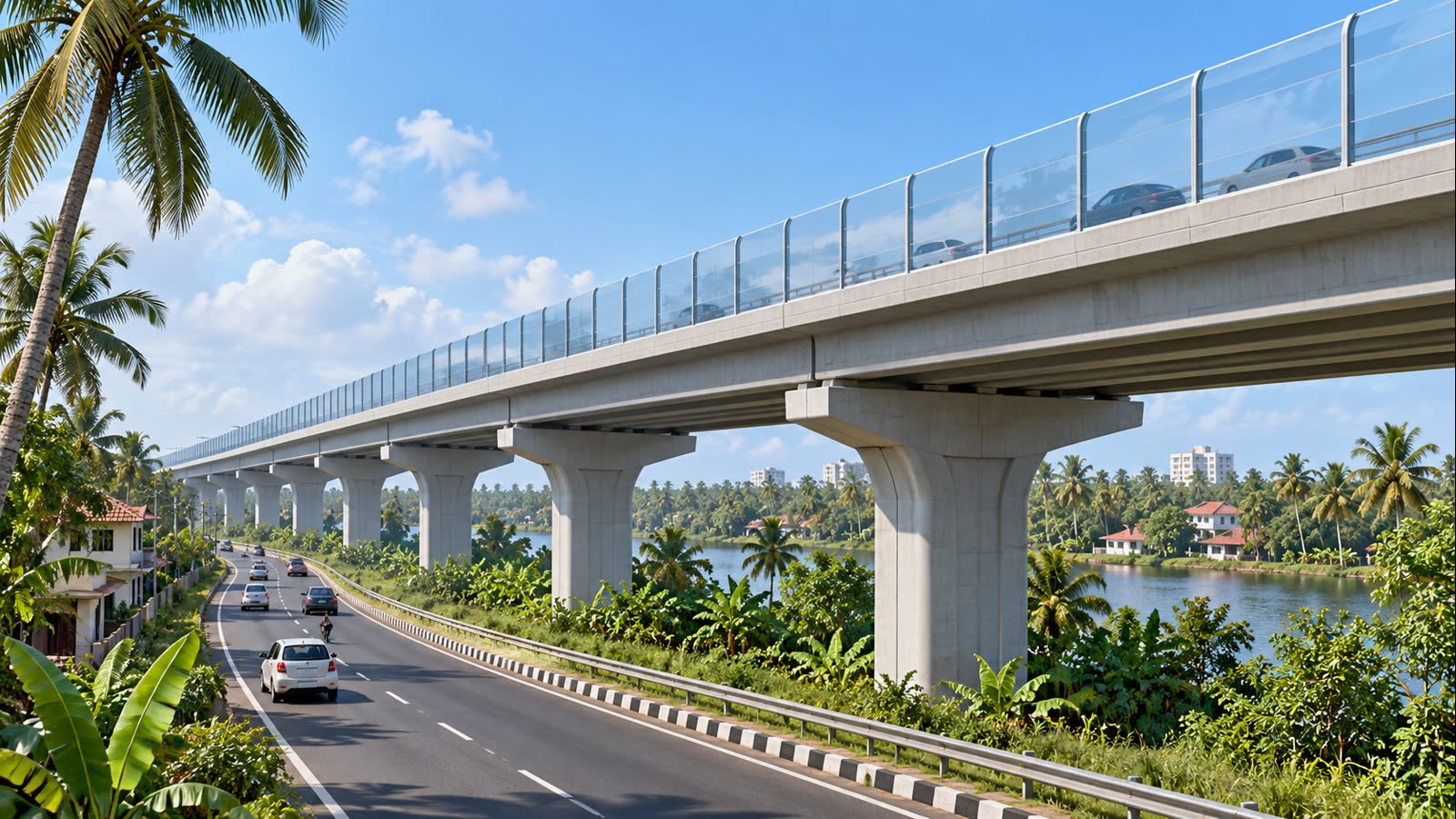 NHAI installs noise barriers on Kerala's Aroor-Thuravoor highway