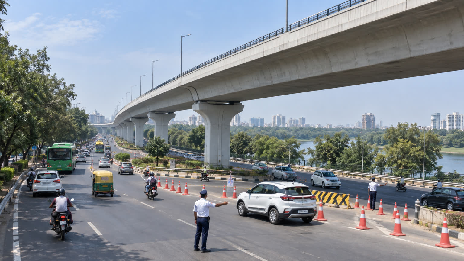 Barapullah Phase III opens in Delhi: 9 am-2 pm Ring Road diversion