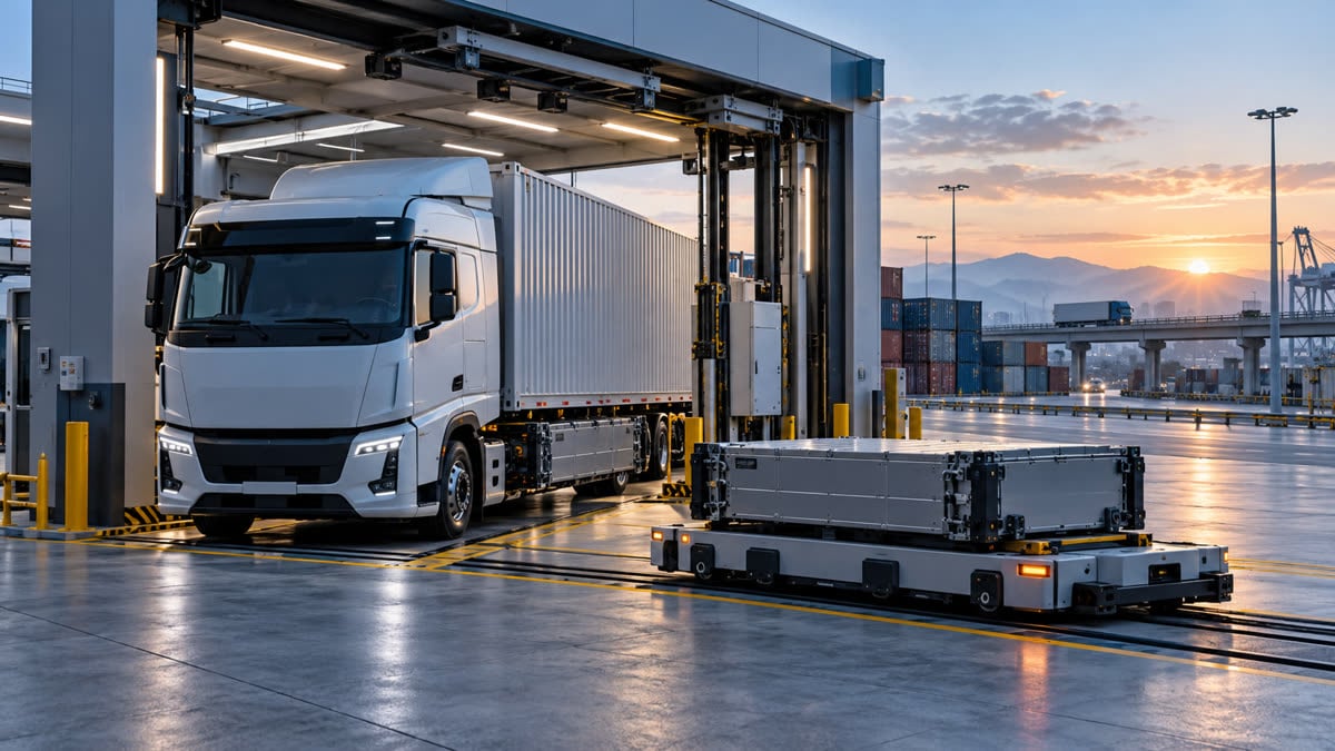 CATL targets 2,000 battery-swap stations for electric trucks by 2027