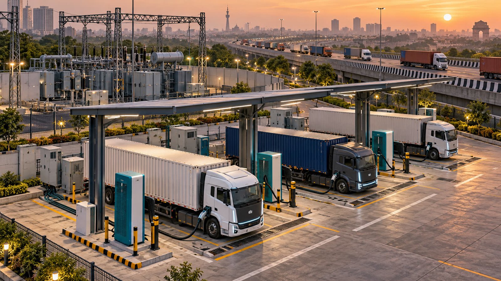 Delhi plans 32,062 EV charging points by 2029; 10 e-truck stations