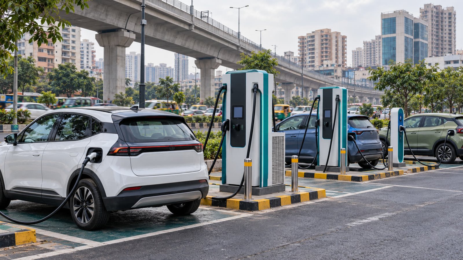 Ghaziabad starts public EV rollout: 100 points across 20 locations