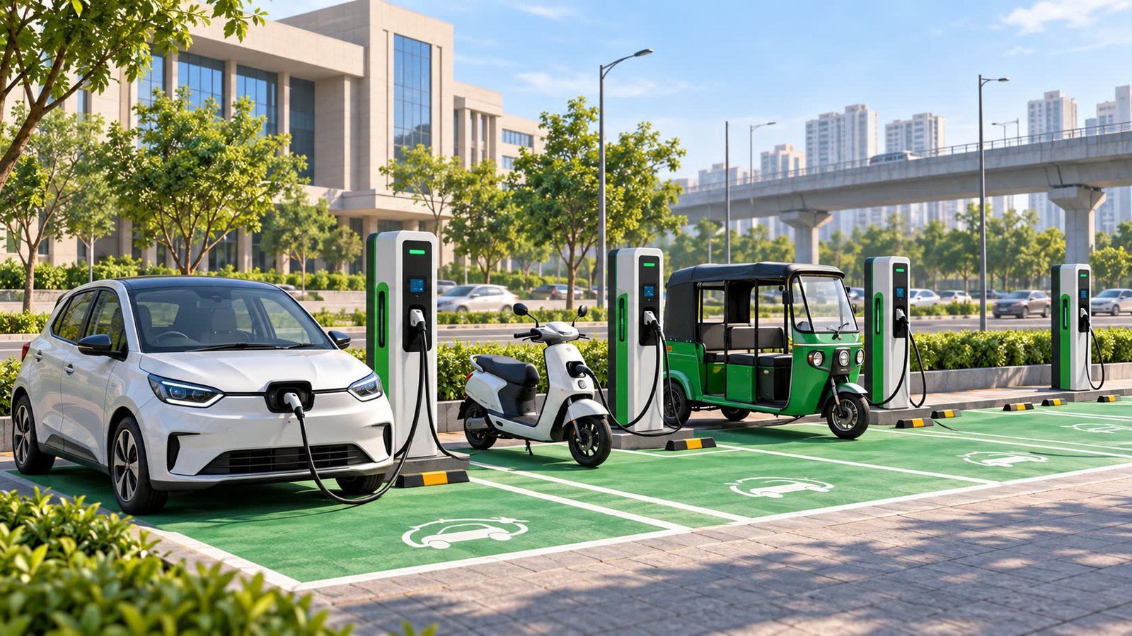 Ghaziabad EV plan: 50 stations reported, UPREV tender lists 6 sites