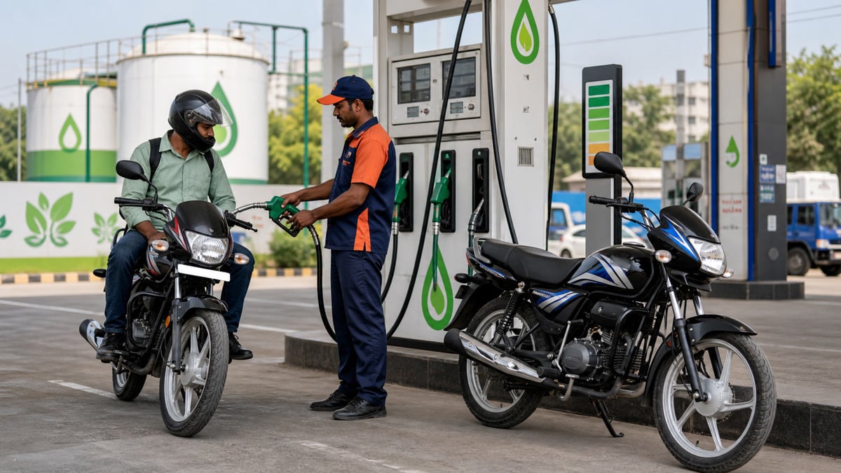 Hero Flex-Fuel Splendor+ and HF Deluxe Bring Ethanol Bikes Into India's Commuter Market