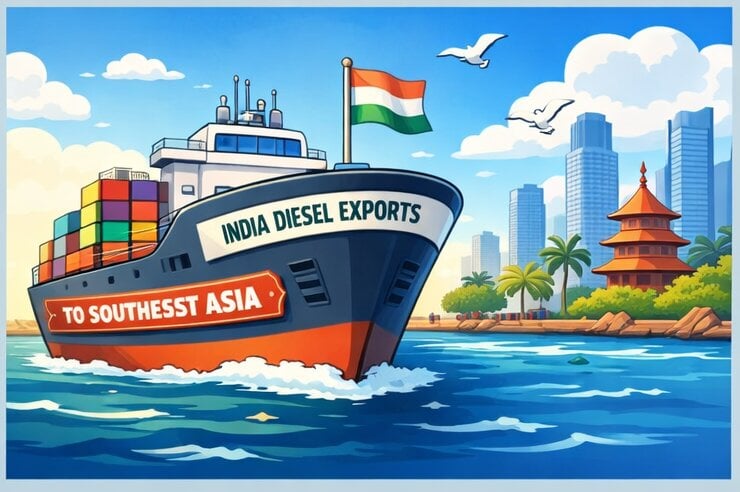 India Diesel Exports Hit 7-Year High as Asia Scrambles for Supply