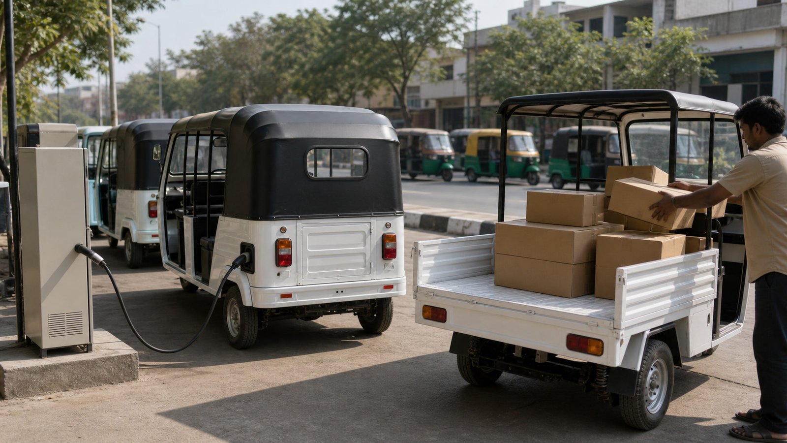 India Electric Three-Wheeler Sales Hit 71,865 in May as Bajaj Edges Mahindra