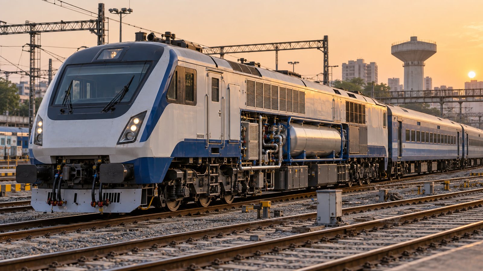 India's first LNG-powered train starts from Sabarmati, uses dual fuel