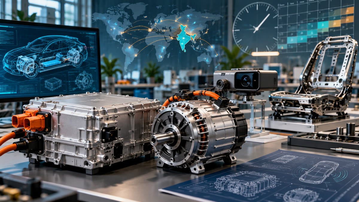 Indian auto-component firms widen EV, ADAS tie-ups in India