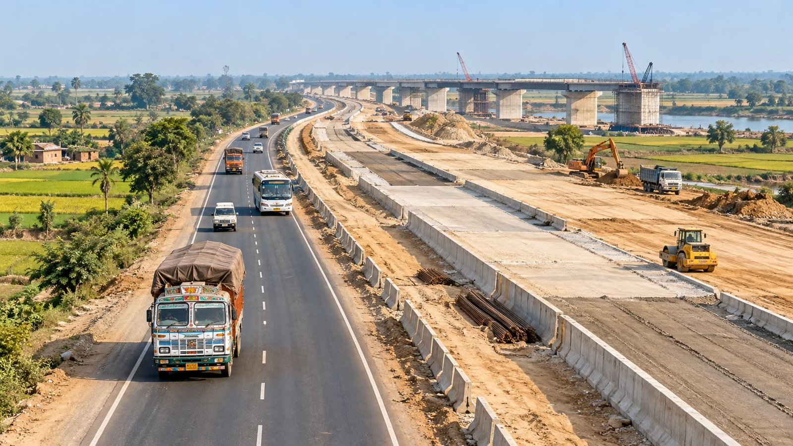 Bihar NH-22 four-laning plan covers 82.57 km to Nepal border