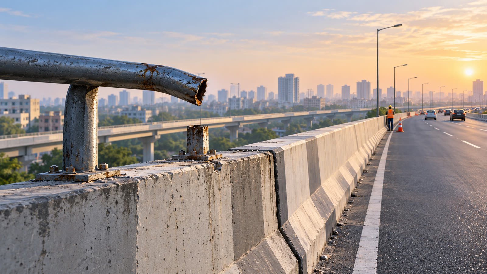 NHAI to remove flyover railings on Delhi–Gurugram route after fatal crash