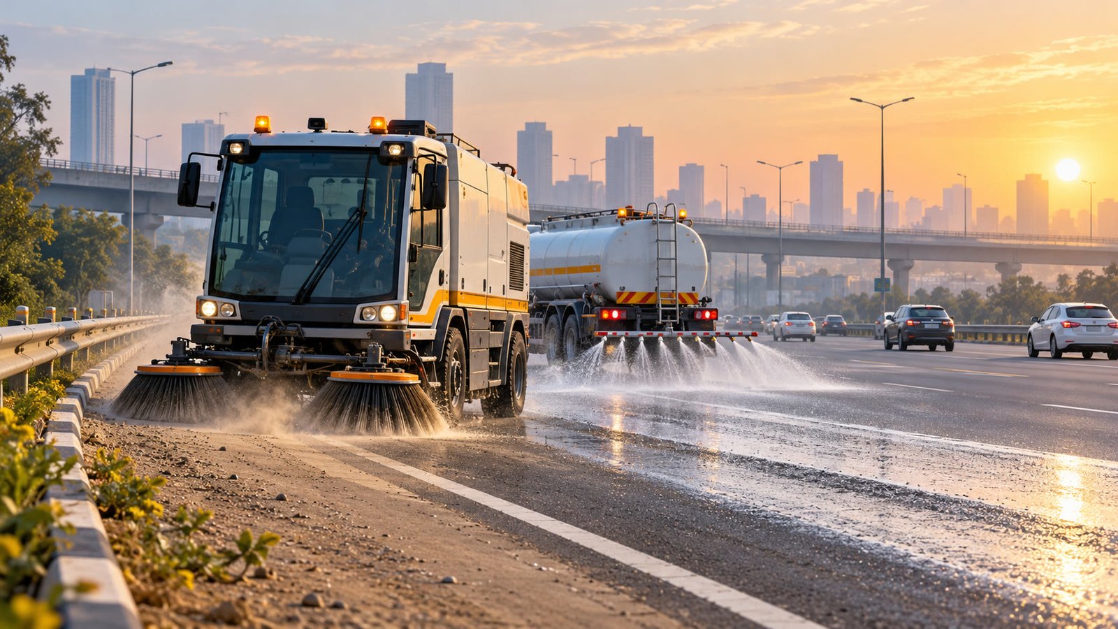 NHAI deploys 60 sprinklers, 23 sweepers across Delhi-NCR highways as GRAP Stage I starts