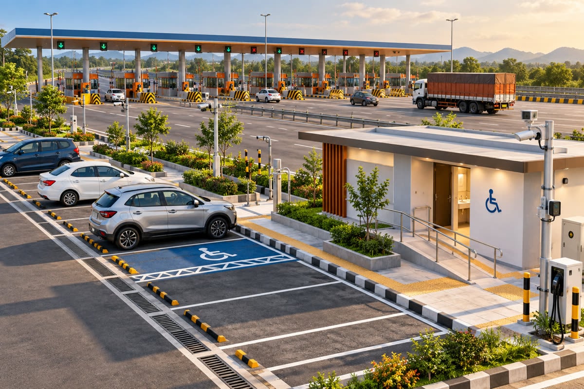 NHAI toll-plaza guidelines add toilets, parking and smart checks