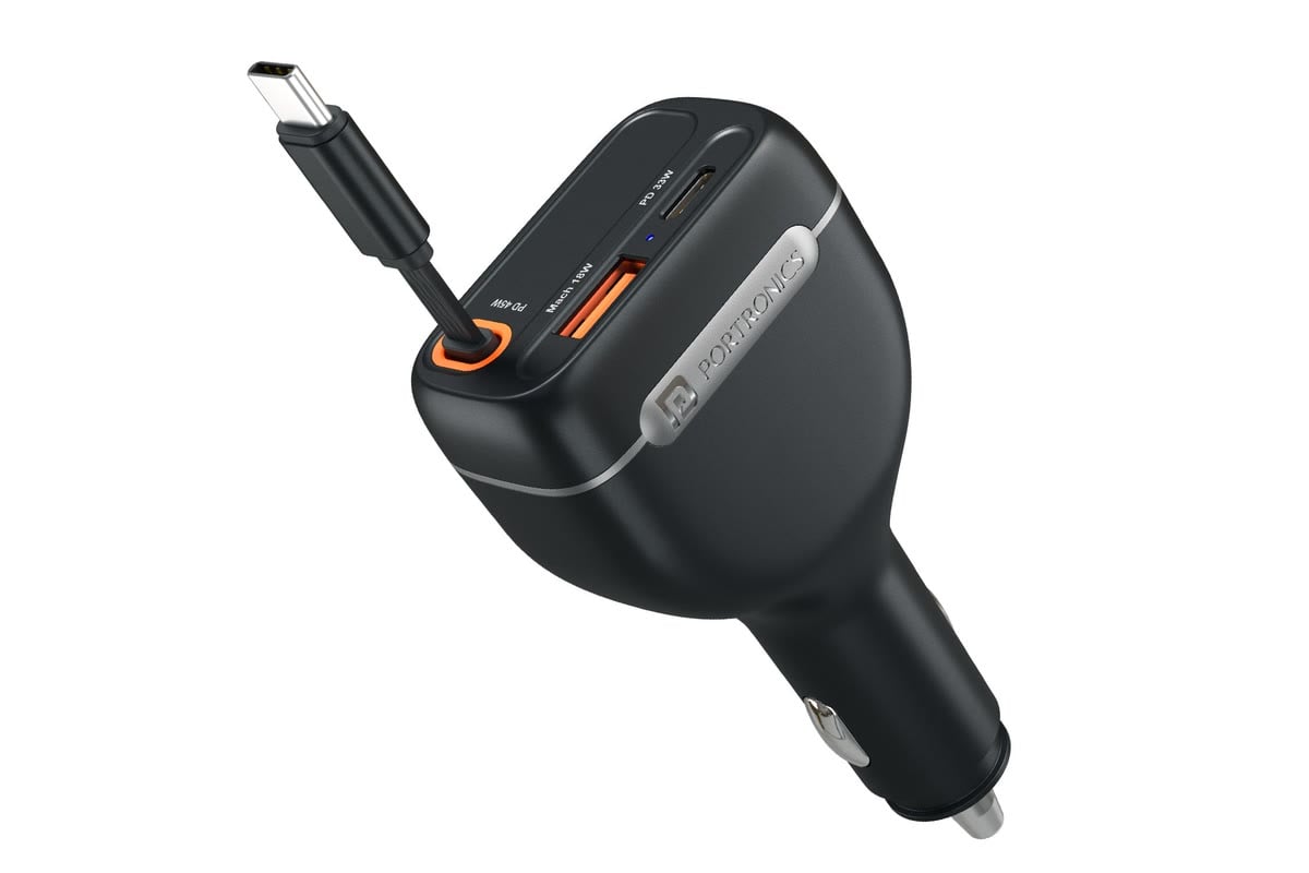 Portronics Car Power Neo launched at ₹1,349: 96W charger details