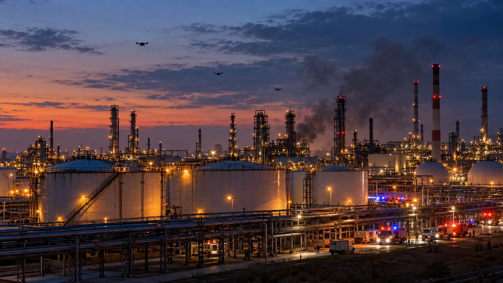 Ryazan refinery fire after Ukraine strike adds fresh risk to global fuel markets