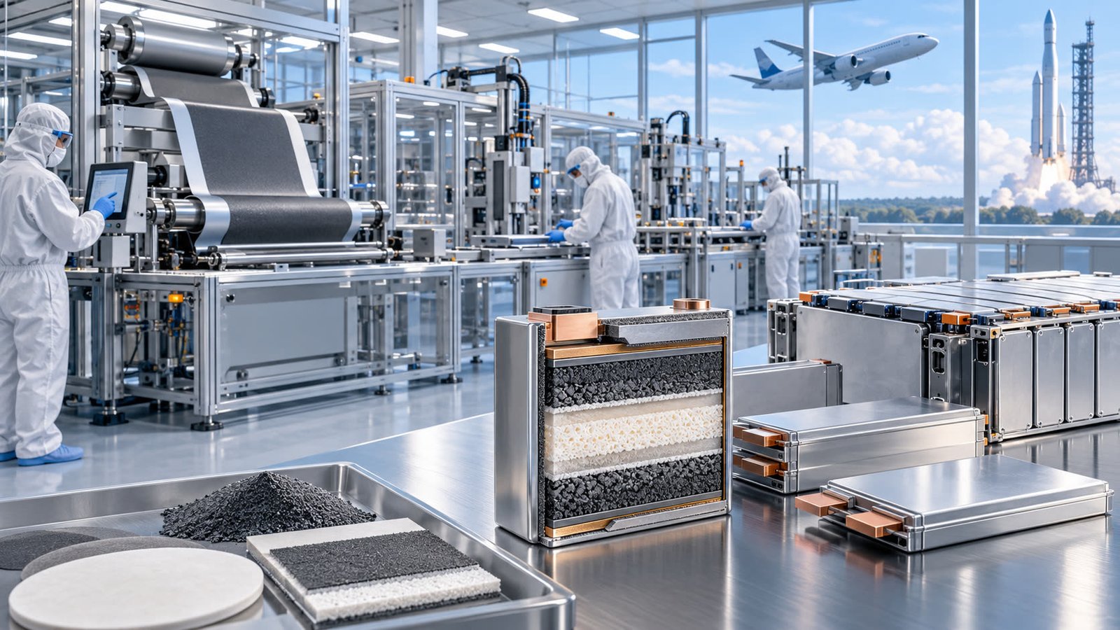 Saft starts France’s solid-state battery lines for aviation