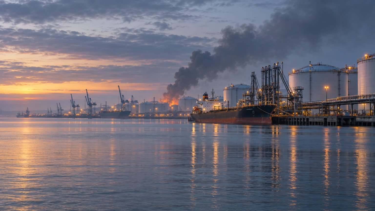 St Petersburg oil terminal fires raise Baltic fuel-export risk