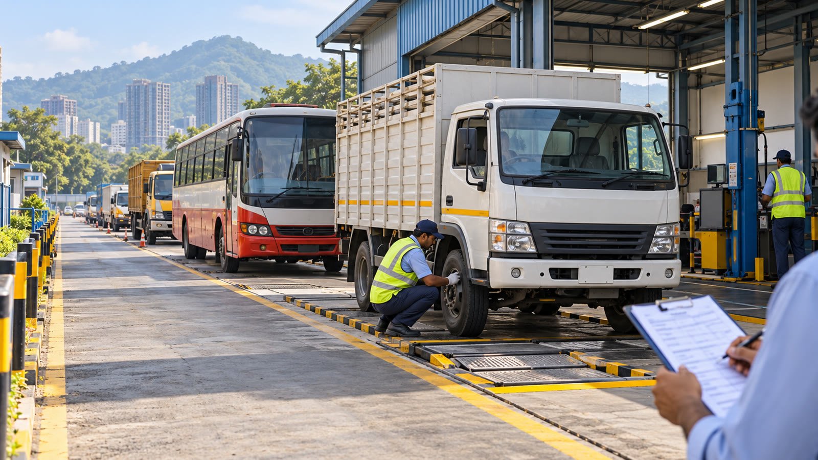 Thane transporters protest 45-day commercial vehicle fitness halt