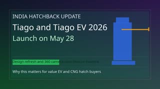2026 Tata Tiago and Tiago EV Revealed Ahead of May 28 Launch: 360-Camera Push Raises Entry-Level Tech Bar
