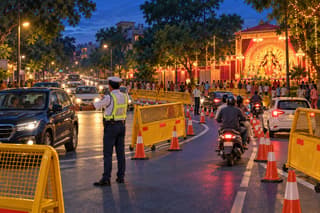 Delhi Durga Puja curbs till 20 Oct: CR Park, GK-II routes to avoid