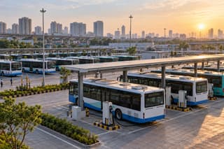 India e-bus sales hit record 3,723 in H1 FY27; share reaches 8.55%
