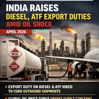 India Raises Diesel and ATF Export Duties as Oil Shock Forces Fuel-Protection Measures