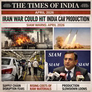 Iran War Could Hit India’s Car Production, SIAM Warns as Fuel, Freight and Input Costs Rise