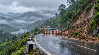 Nilgiris landslides disrupt Ooty routes; night traffic curbs imposed
