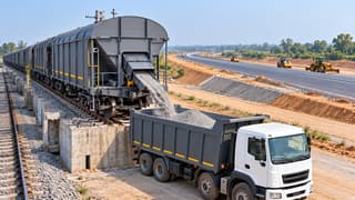 NTPC sends first pond-ash rail rake for NHAI Varanasi road project