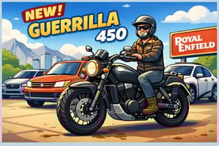 Royal Enfield Launches 2026 Guerrilla 450 as April Auto Launch Calendar Builds
