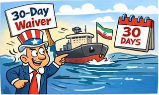 U.S. Grants 30-Day Waiver for Iranian Oil at Sea