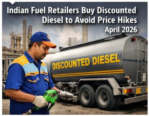 Indian Fuel Retailers Buy Discounted Diesel to Avoid Price Hikes as Pump Stability Becomes the Priority