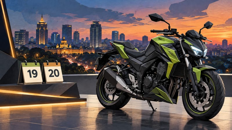 Kawasaki Z300 shown in India; bookings 19 Oct, price due 20 Oct