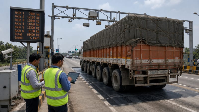 India Tightens NH Toll Rules for Overloaded Trucks: Rule 10 Brings 2x/4x Fee Bands and Digital Reporting