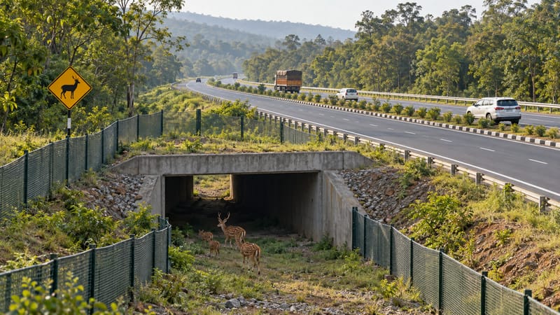 NHAI reports over 2,150 wildlife structures: driver checks
