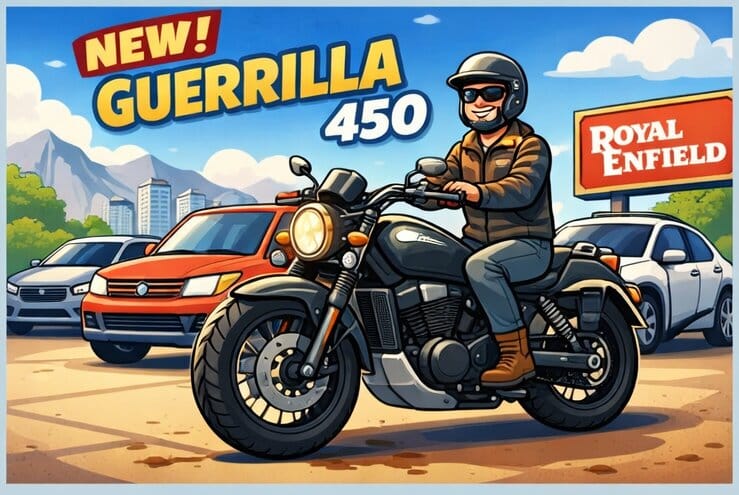 Royal Enfield Launches 2026 Guerrilla 450 as April Auto Launch Calendar Builds